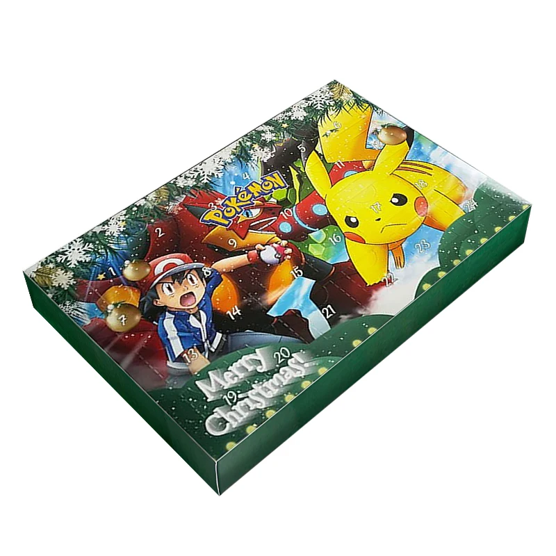 Pokemon Christmas Advent Calendar with Mini Action Figures Random 24PCS Pokemon Christmas Advent Calendar with Mini Action Figures Random 24PCS