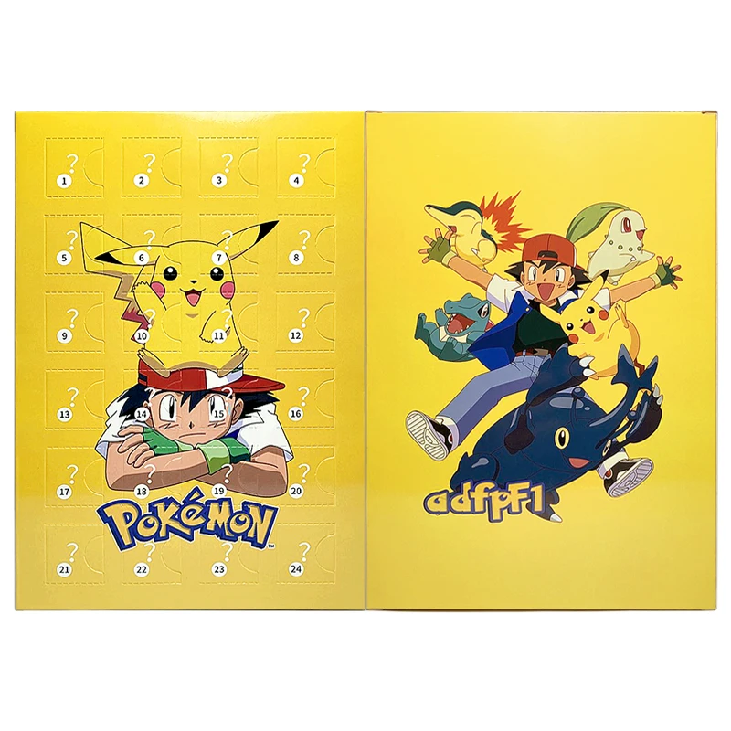 Pokemon Christmas Advent Calendar with Mini Action Figures Random 24PCS Pokemon Christmas Advent Calendar with Mini Action Figures Random 24PCS
