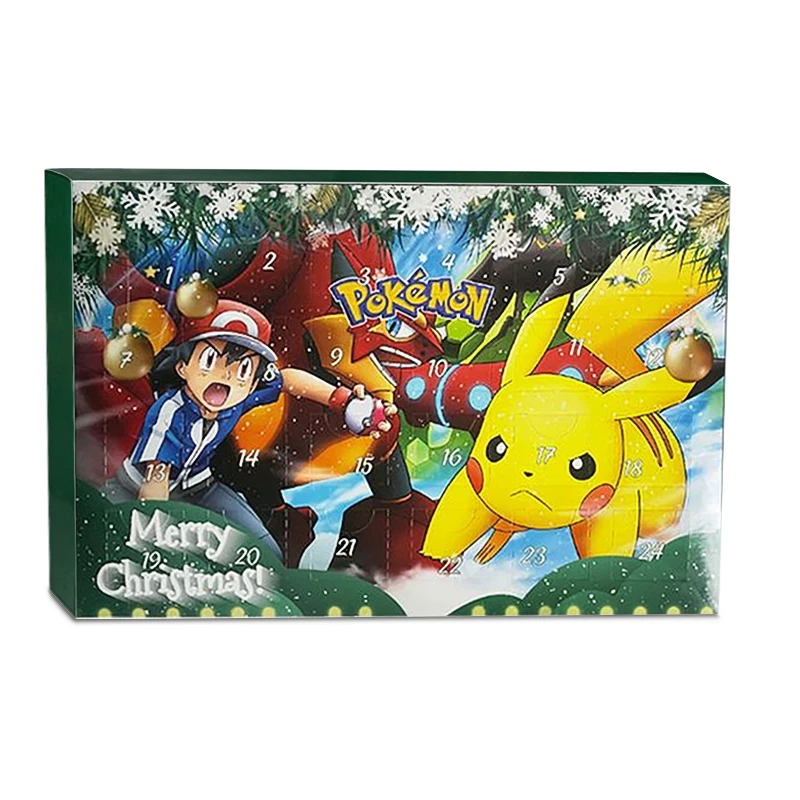 Pokemon Christmas Advent Calendar with Mini Action Figures Random 24PCS Pokemon Christmas Advent Calendar with Mini Action Figures Random 24PCS