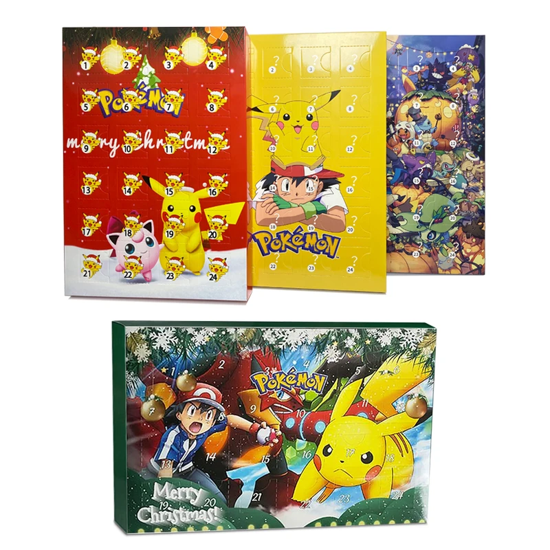Pokemon Christmas Advent Calendar with Mini Action Figures Random 24PCS Pokemon Christmas Advent Calendar with Mini Action Figures Random 24PCS