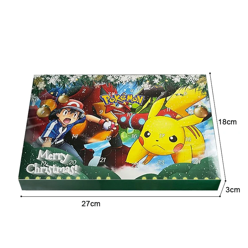 Pokemon Christmas Advent Calendar with Mini Action Figures Random 24PCS Pokemon Christmas Advent Calendar with Mini Action Figures Random 24PCS