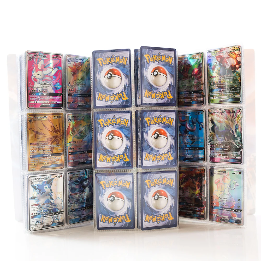Pokemon Card Album Notebook Holder 9 Pocket 432pcs Kawaii Card Map Folder