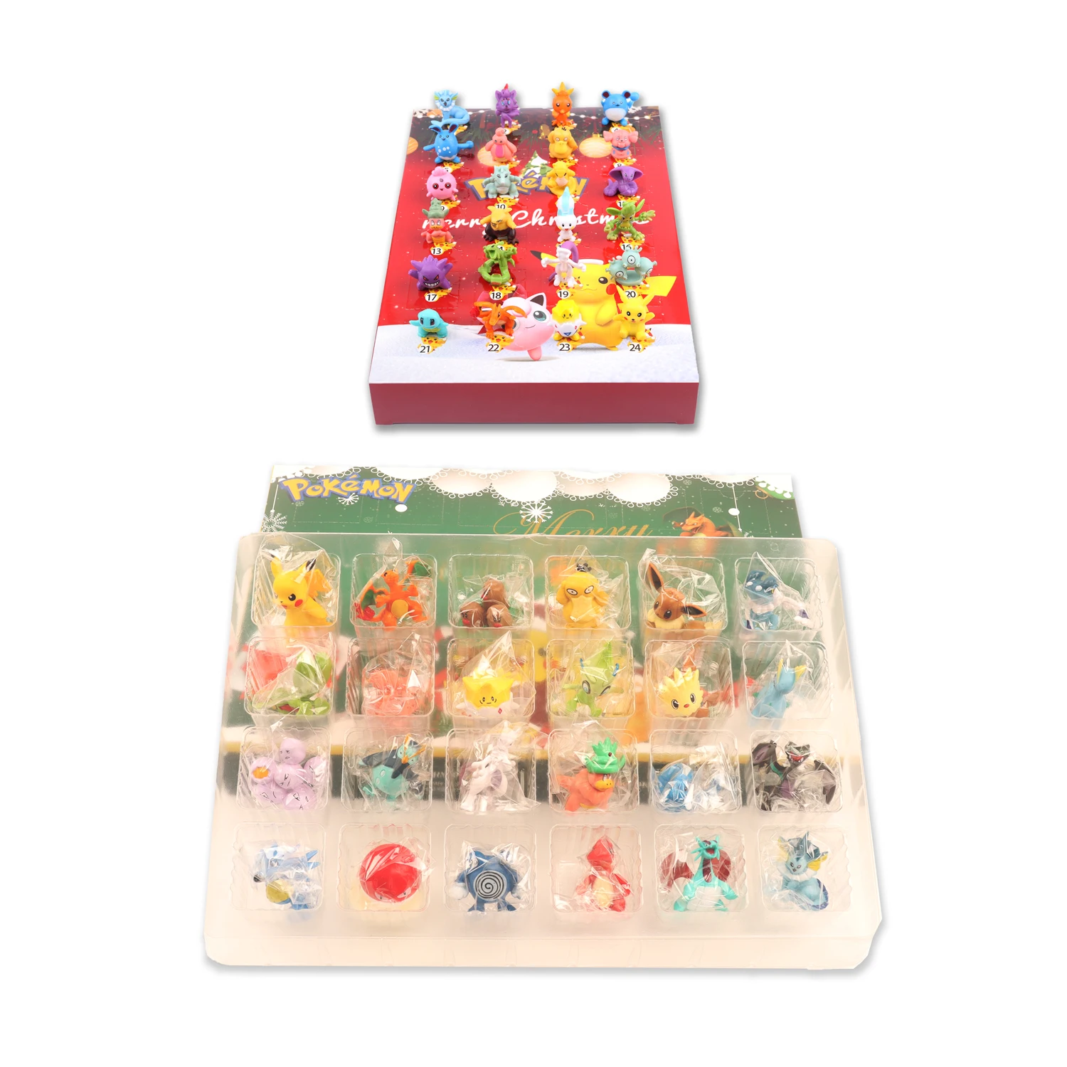 Pokemon Pikachu Action Figure Kawaii Calendar Box