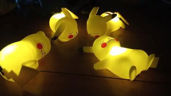 Pokemon Pikachu Kawaii Night Soft Light