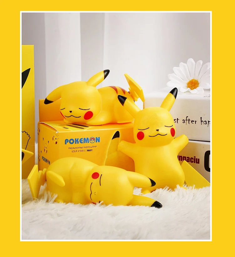 Pokemon Pikachu Figure Night Light Kawaii Toy