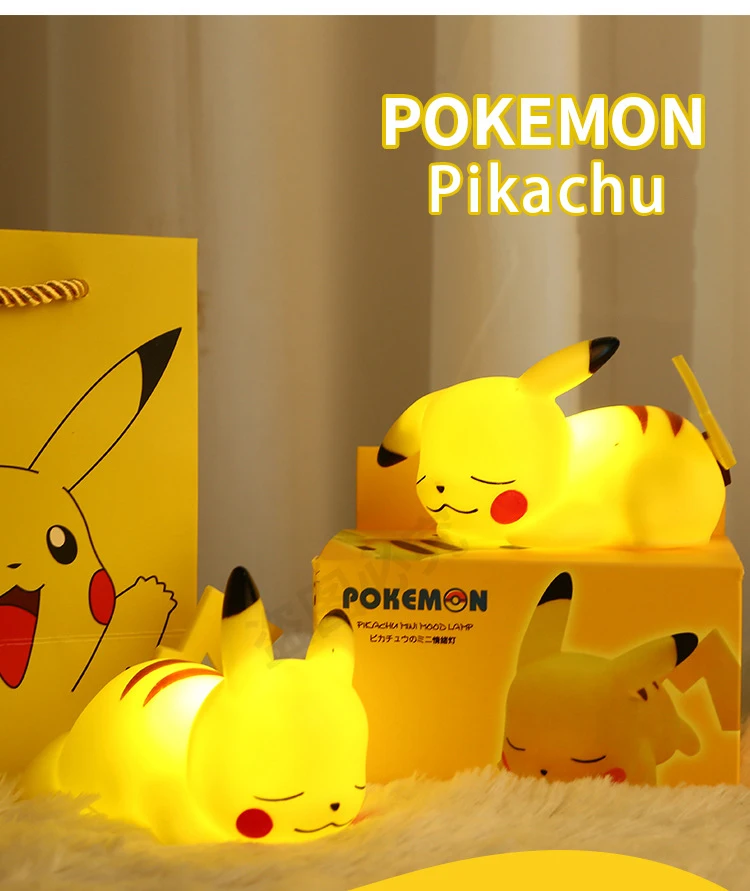 Pokemon Pikachu Figure Night Light Kawaii Toy