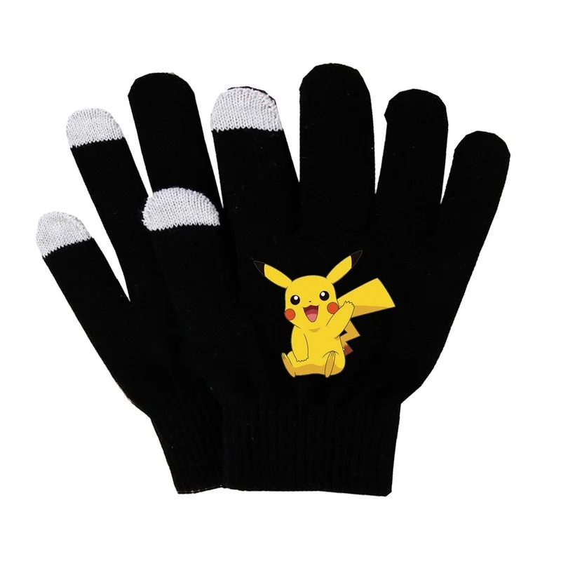 Pokemon Pikachu Knitted Gloves Christmas Gift Pokemon Pikachu Knitted Gloves Christmas Gift