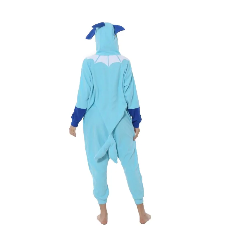 Vaporeon Pokemon Onesie Kigurumi Cosplay Costume Pajama For Adults Vaporeon Pokemon Onesie Kigurumi Cosplay Costume Pajama For Adults