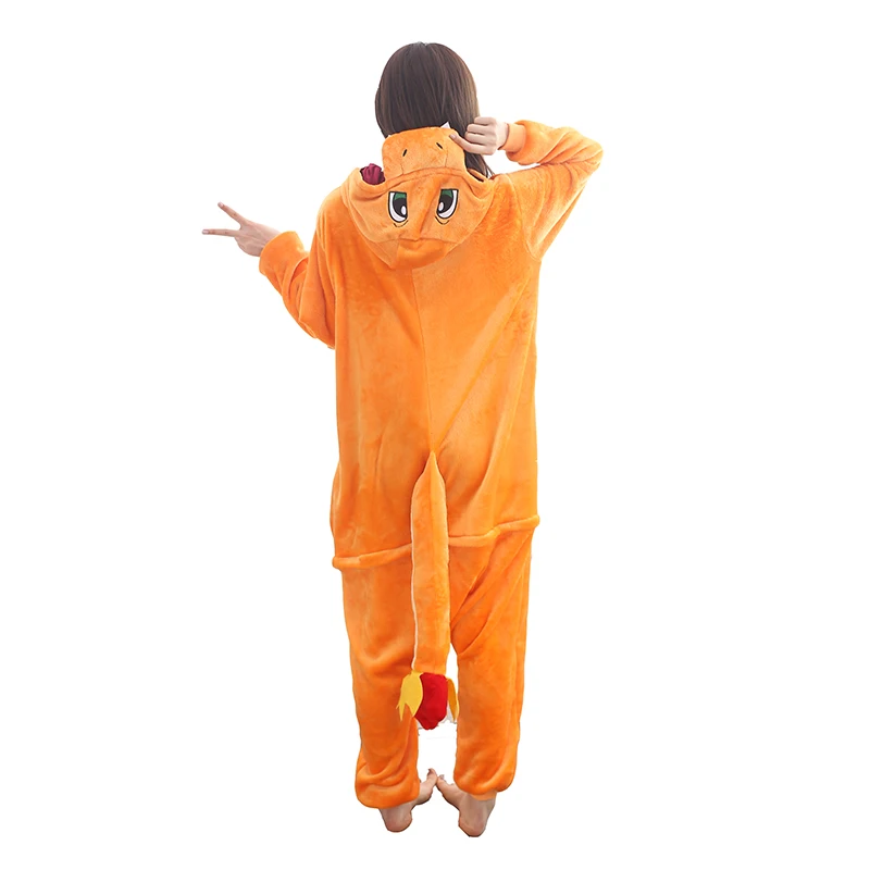 Charmander Charizard Pokemon Onesie Kigurumi Cosplay Costume For Adults