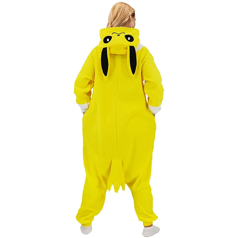 Jolteon Pokemon Kigurumi Onesie Cosplay Costume Pajama For Adults