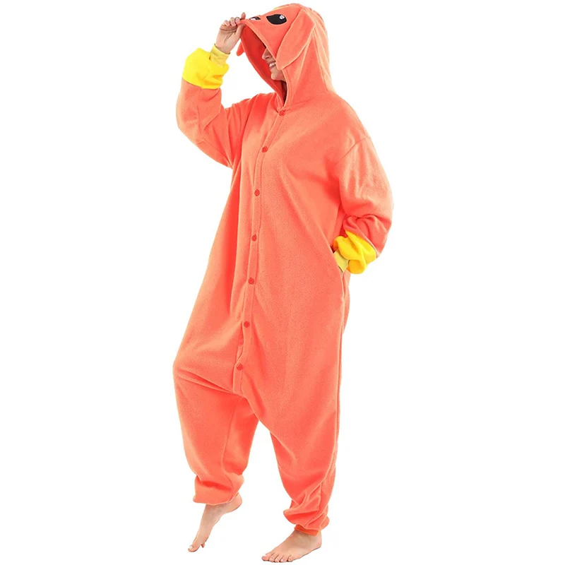 Flareon Pokemon Onesie Kigurumi Cosplay Costume For Adults