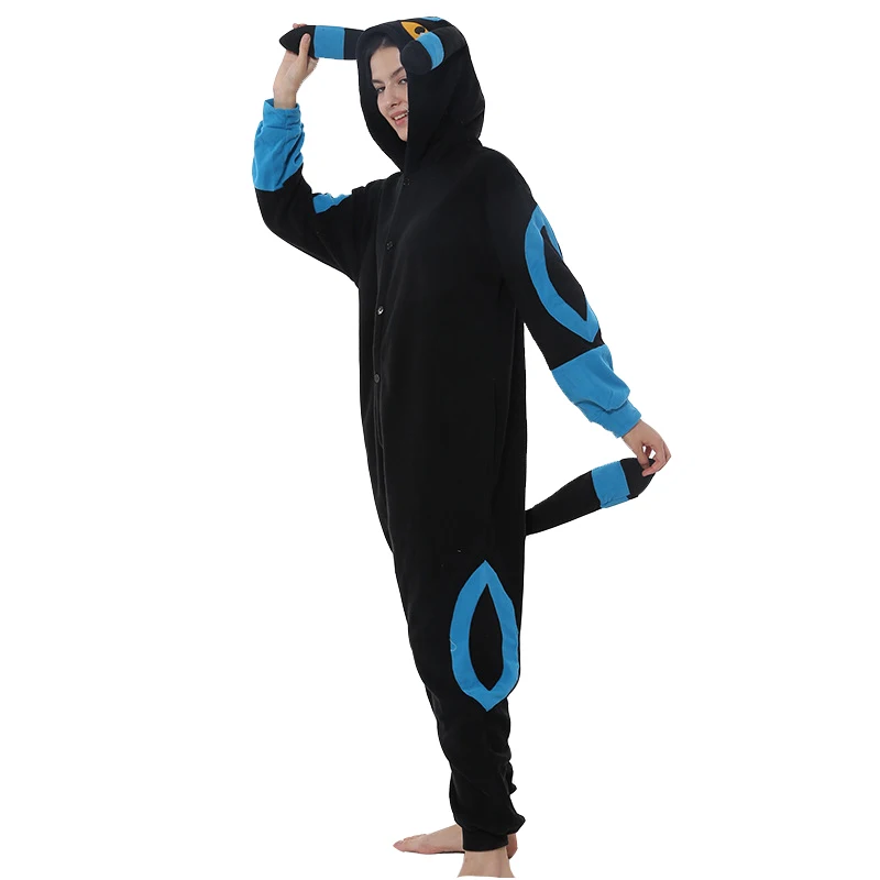 Umbreon Adult Onesie Pokemon Kigurumi Pajama Cosplay Costume Umbreon Adult Onesie Pokemon Kigurumi Pajama Cosplay Costume