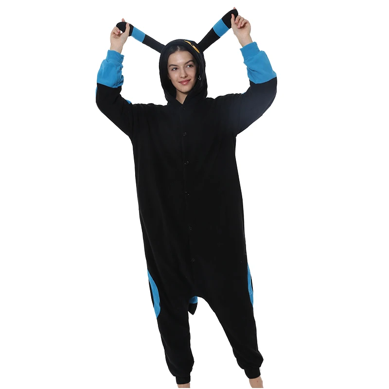 Umbreon Adult Onesie Pokemon Kigurumi Pajama Cosplay Costume Umbreon Adult Onesie Pokemon Kigurumi Pajama Cosplay Costume