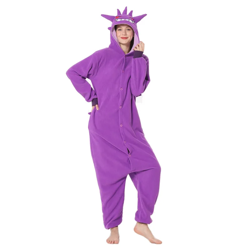 Gengar Pokemon Onesie Kigurumi For Adults Gengar Pokemon Onesie Kigurumi For Adults