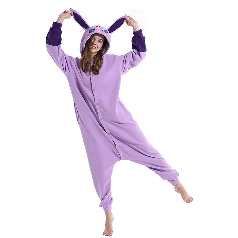Espeon Pokemon Onesie Christmas Kigurumi Pajama Cosplay Costume