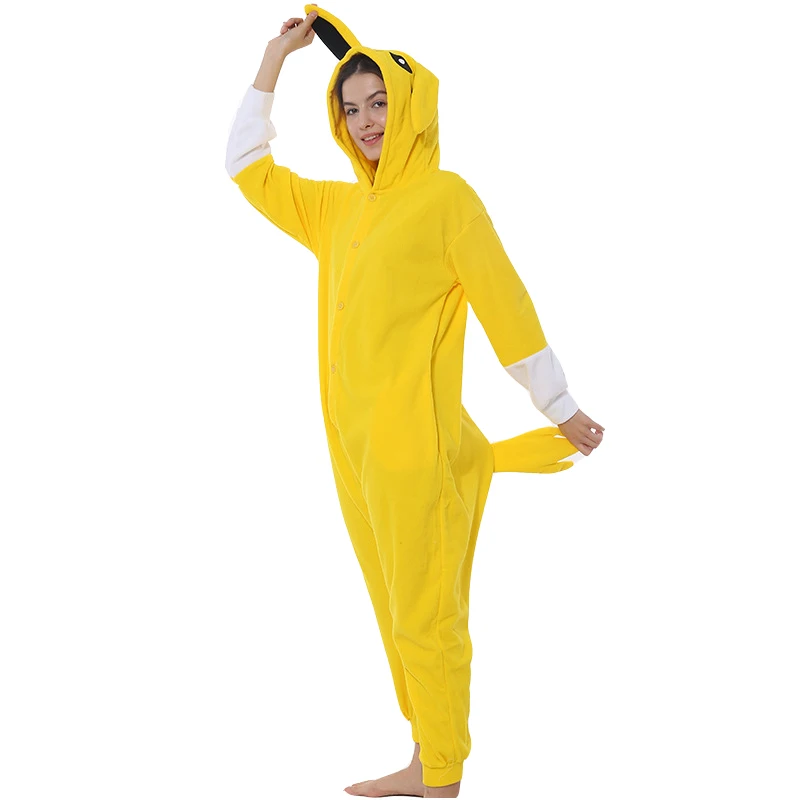 Jolteon One-Piece Pokemon Onesie Kigurumi Pajama For Adults