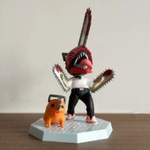 Anime Chainsaw Man Denji Pochita Kawaii Statue Toy Anime Chainsaw Man Denji Pochita Kawaii Statue Toy
