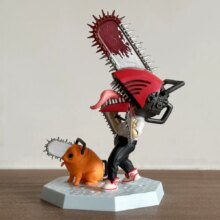 Anime Chainsaw Man Denji Pochita Kawaii Statue Toy Anime Chainsaw Man Denji Pochita Kawaii Statue Toy