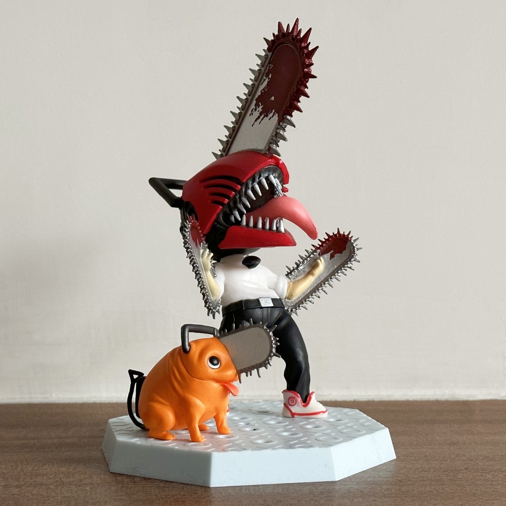 Anime Chainsaw Man Denji Pochita Kawaii Statue Toy