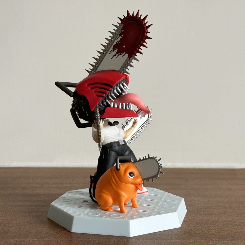 Anime Chainsaw Man Denji Pochita Kawaii Statue Toy