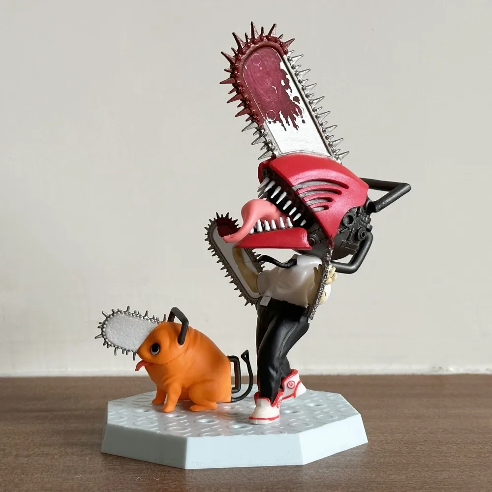 Anime Chainsaw Man Denji Pochita Kawaii Statue Toy