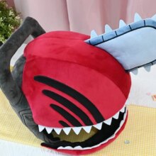 Anime Chainsaw Man Plush Pochita Denji Kawaii Cosplay Headgear Helmet Anime Chainsaw Man Plush Pochita Denji Kawaii Cosplay Headgear Helmet