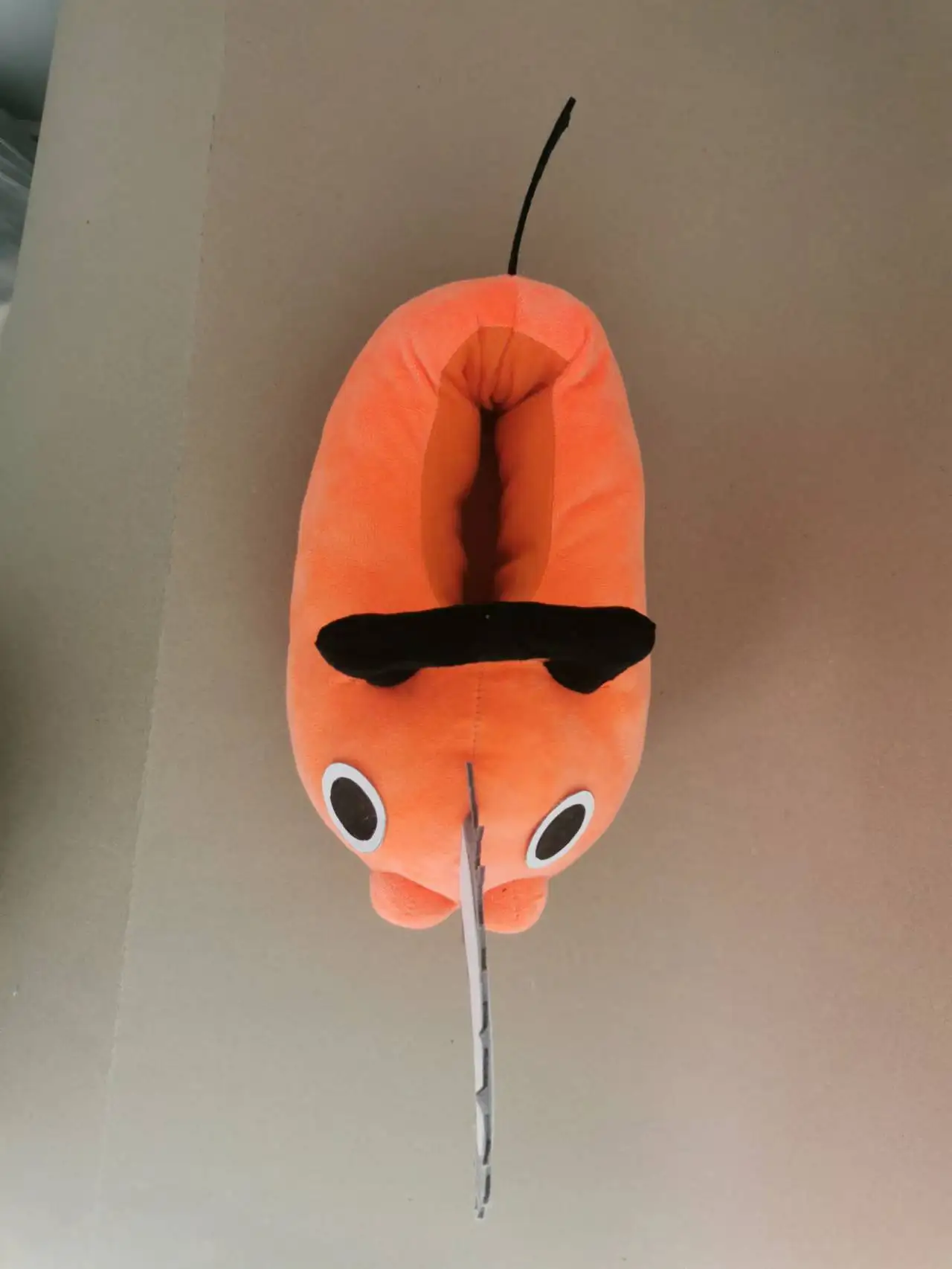 Anime Chainsaw Man Pochita Kawaii Plush Slipper