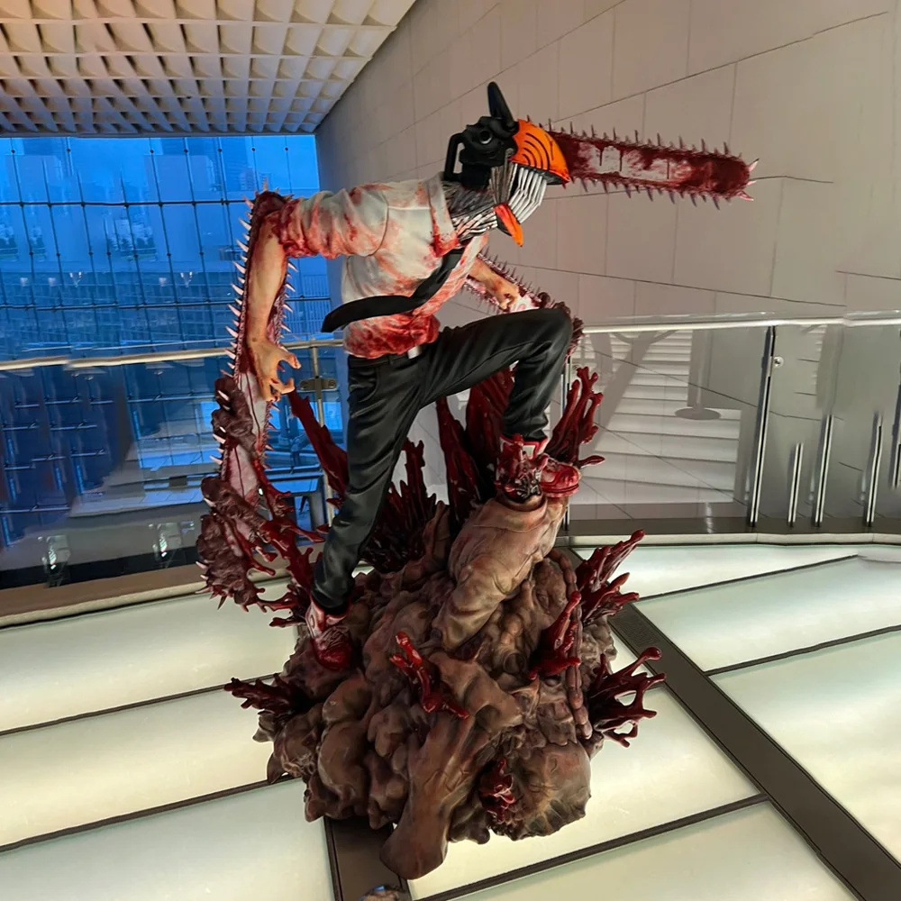 Anime Chainsaw Man Denji Figure Statue