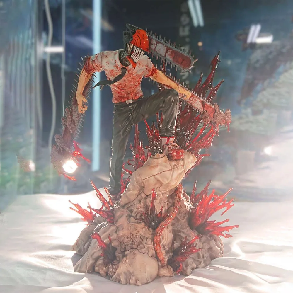 Anime Chainsaw Man Denji Figure Statue