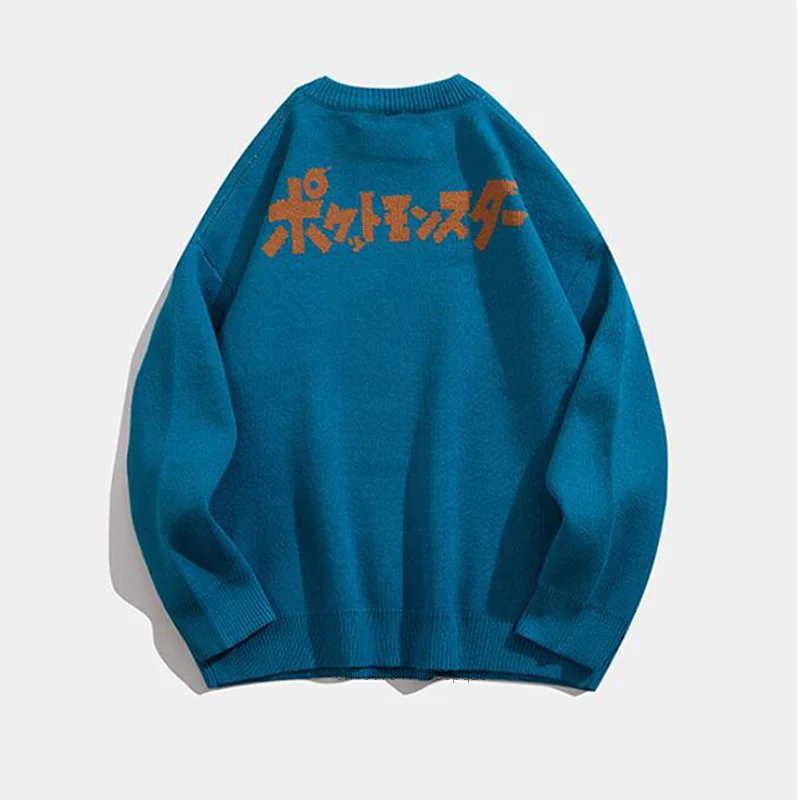 Kawaii Pokemon Long Sleeve Pikachu Psyduck Gengar Snorlax Sweater