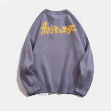 Kawaii Pokemon Long Sleeve Pikachu Psyduck Gengar Snorlax Sweater Kawaii Pokemon Long Sleeve Pikachu Psyduck Gengar Snorlax Sweater