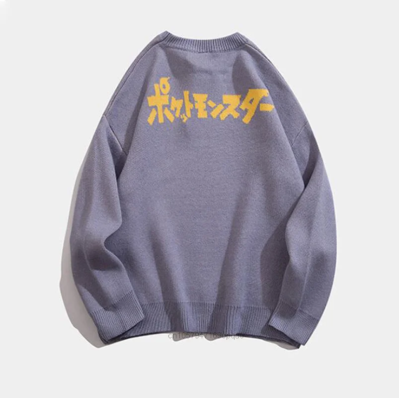 Kawaii Pokemon Long Sleeve Pikachu Psyduck Gengar Snorlax Sweater