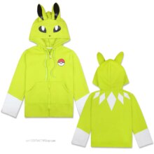 Anime Pokemon Eevee Umbreon Jolteo Zipper Cosplay Hoodie Anime Pokemon Eevee Umbreon Jolteo Zipper Cosplay Hoodie