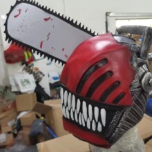 Anime Chainsaw Man Saw Wearable Helmet Role Play Cosplay Mask Anime Chainsaw Man Saw Wearable Helmet Role Play Cosplay Mask