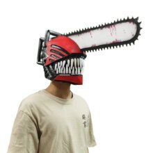 Anime Chainsaw Man Saw Wearable Helmet Role Play Cosplay Mask Anime Chainsaw Man Saw Wearable Helmet Role Play Cosplay Mask