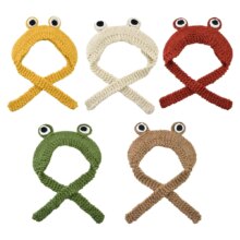 Frog Knitted Kawaii Crochet Cap Frog Knitted Kawaii Crochet Cap