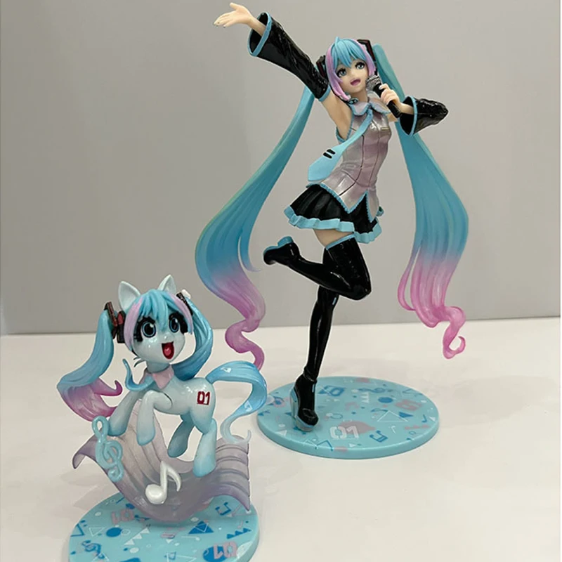 Anime Hatsune Miku My Little Pony Kawaii Action Figure Toy Anime Hatsune Miku My Little Pony Kawaii Action Figure Toy