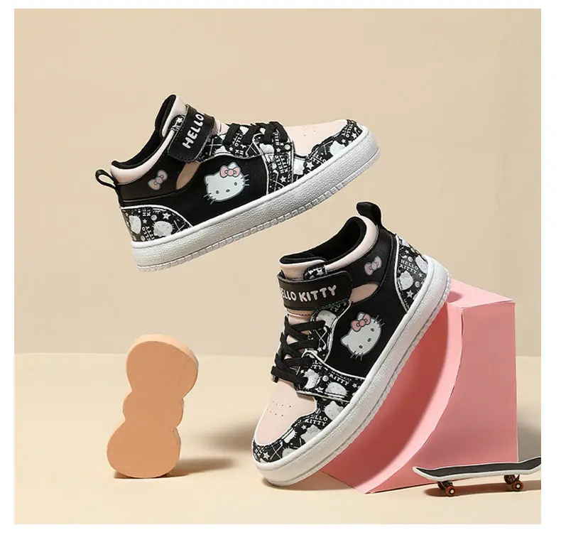 Cartoon Hello Kitty Skateboarding Kawaii Shoes Cartoon Hello Kitty Skateboarding Kawaii Shoes