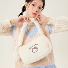 Cartoon Hello Kitty Plush Kawaii Shoulder Bag Cartoon Hello Kitty Plush Kawaii Shoulder Bag