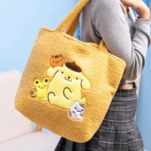 Cartoon Pompompurin Plush Kawaii Handbag Cartoon Pompompurin Plush Kawaii Handbag