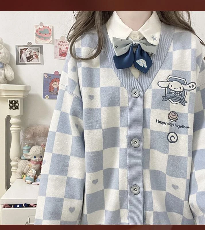 Cartoon Cinnamoroll Kawaii Uniform Sweater