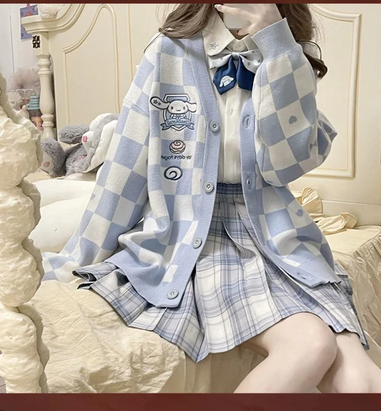 Cartoon Cinnamoroll Kawaii Uniform Sweater