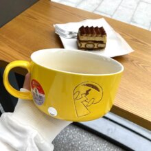 Cartoon Pokmon Pikachu Peripherals Ceramic Kawaii Soup Bowl Cartoon Pokmon Pikachu Peripherals Ceramic Kawaii Soup Bowl