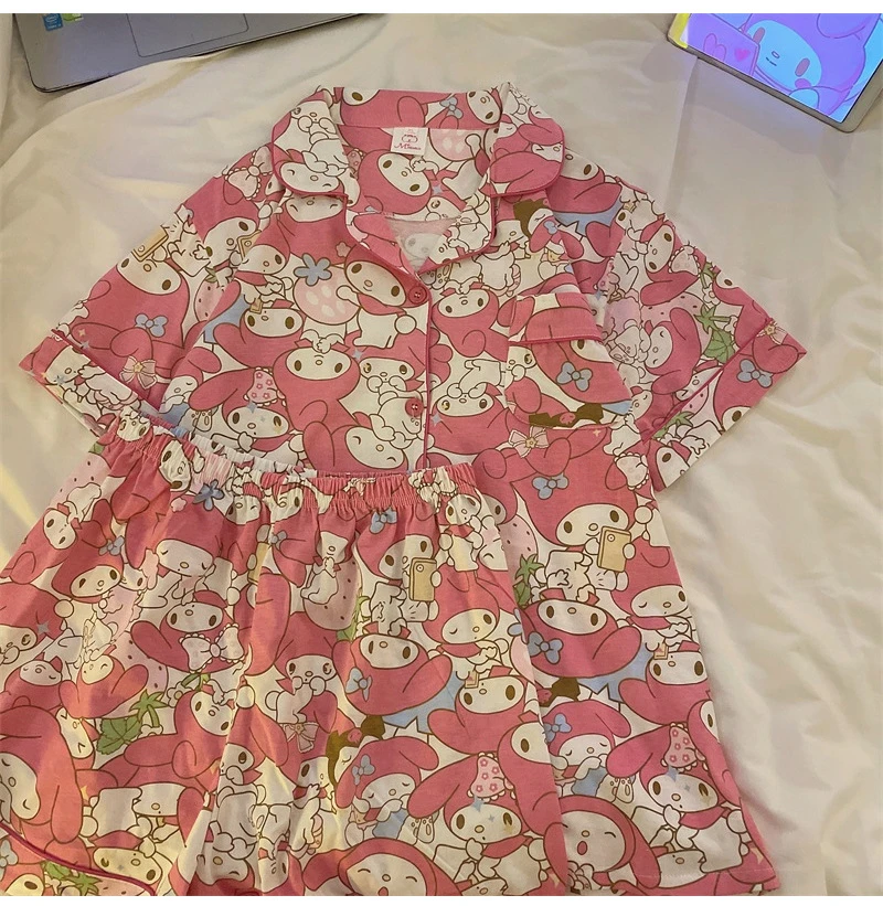 Cartoon My Melody Short Sleeve Kawaii Pajamas
