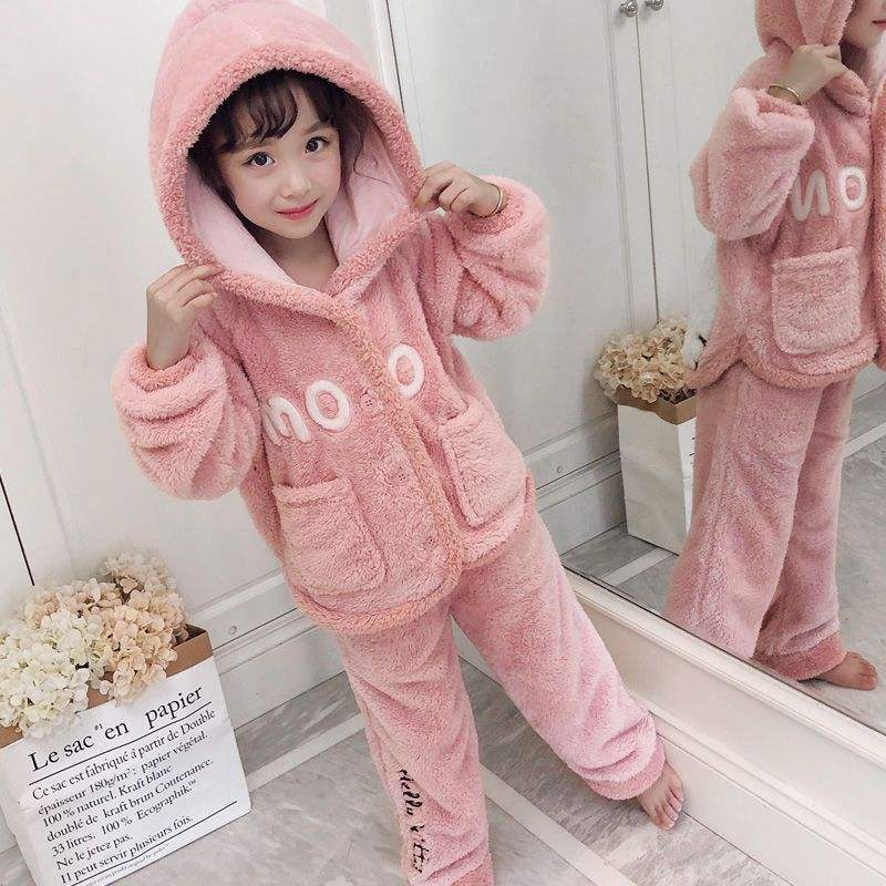 Cartoon Hello Kitty Plush Kawaii Children Pajamas