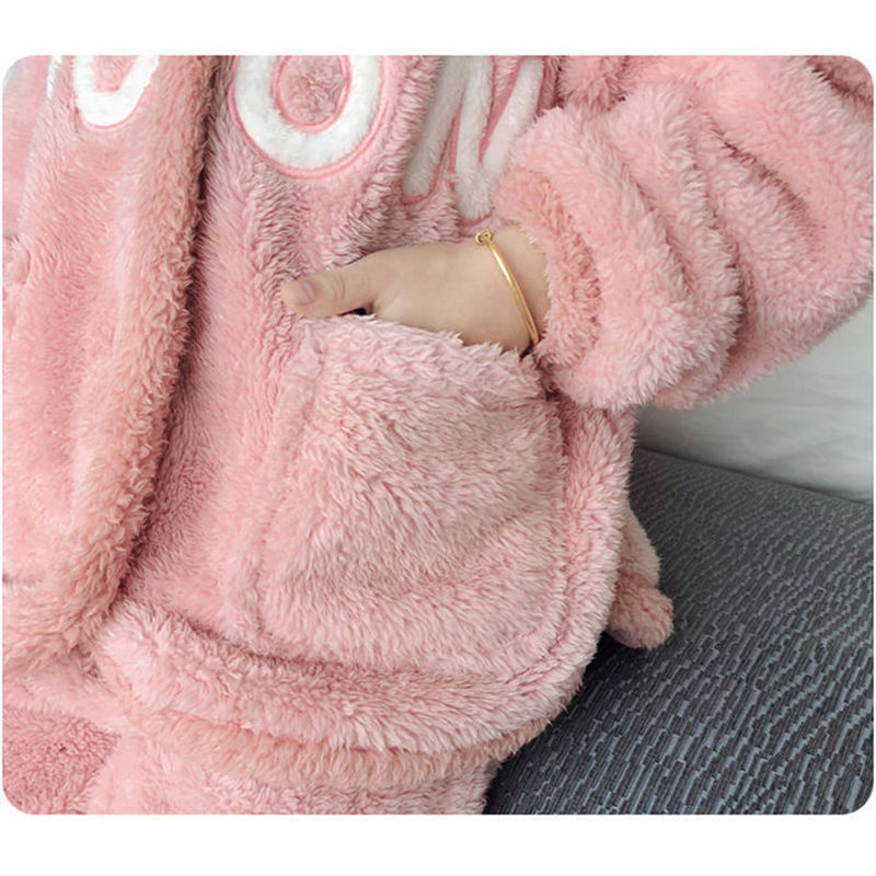 Cartoon Hello Kitty Plush Kawaii Children Pajamas