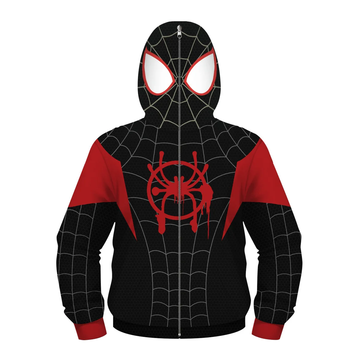 Spiderman Mask Hoodie