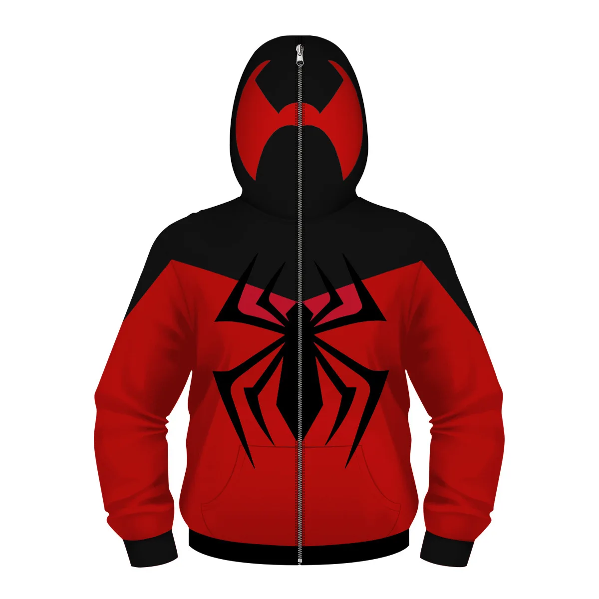 Spiderman Mask Hoodie