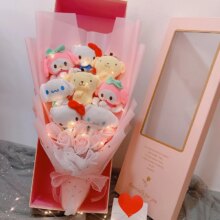 Cartoon Hello Kitty Kawaii Plush Stuffed Bouquet Cartoon Hello Kitty Kawaii Plush Stuffed Bouquet