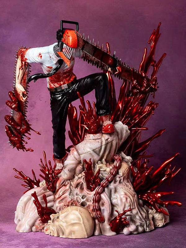 Anime Chainsaw Man Denji Action figure Statue Toy